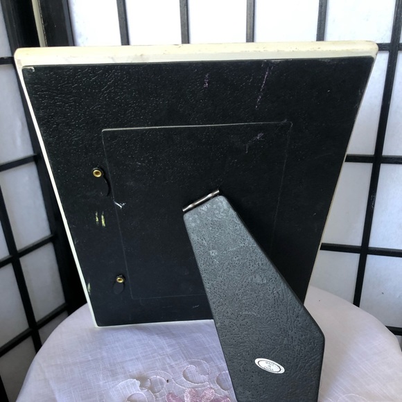 Pretty pansies picture Frame ceramic frame for 4x6 photo - Picture 2 of 2